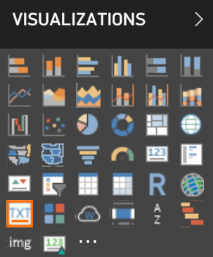 Visualisations in the content pack Power BI